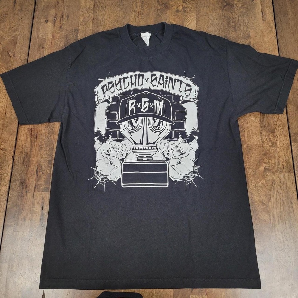 Psycho Saints Men's Graphic Tee Size Large Allstyle Apparel Activewear